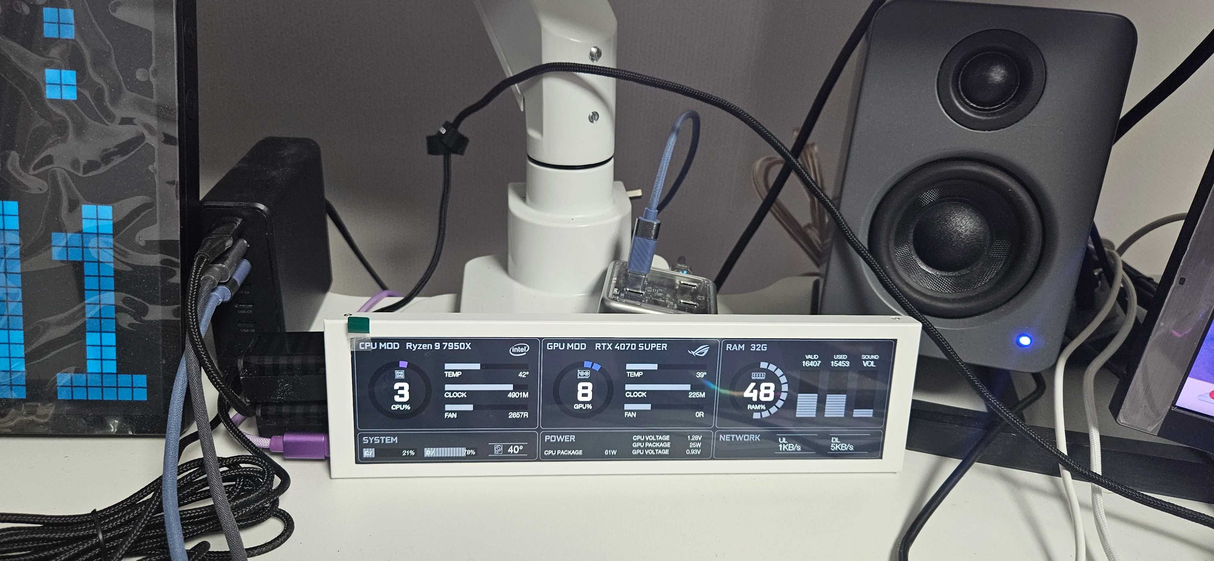 Wyświetlacz LCD do komputera dodatkowy 9" 1920x480