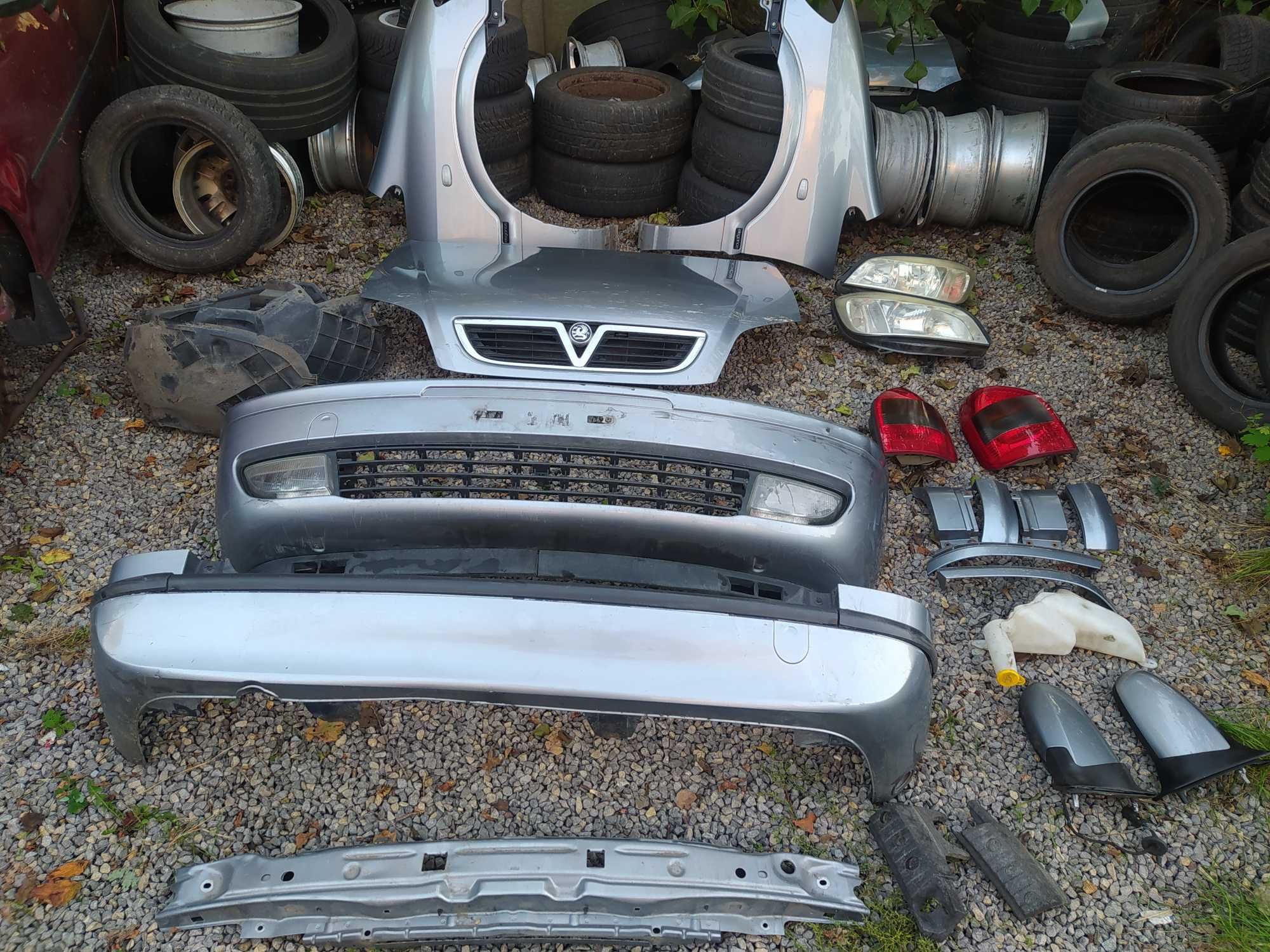opel zafira a z161 przód zderzak maska błotnik pas przedni lampa