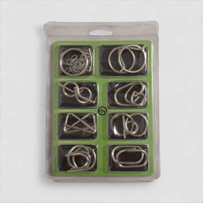 Набір головоломок 32 шт — металеві логічні ігри для дітей і дорослих