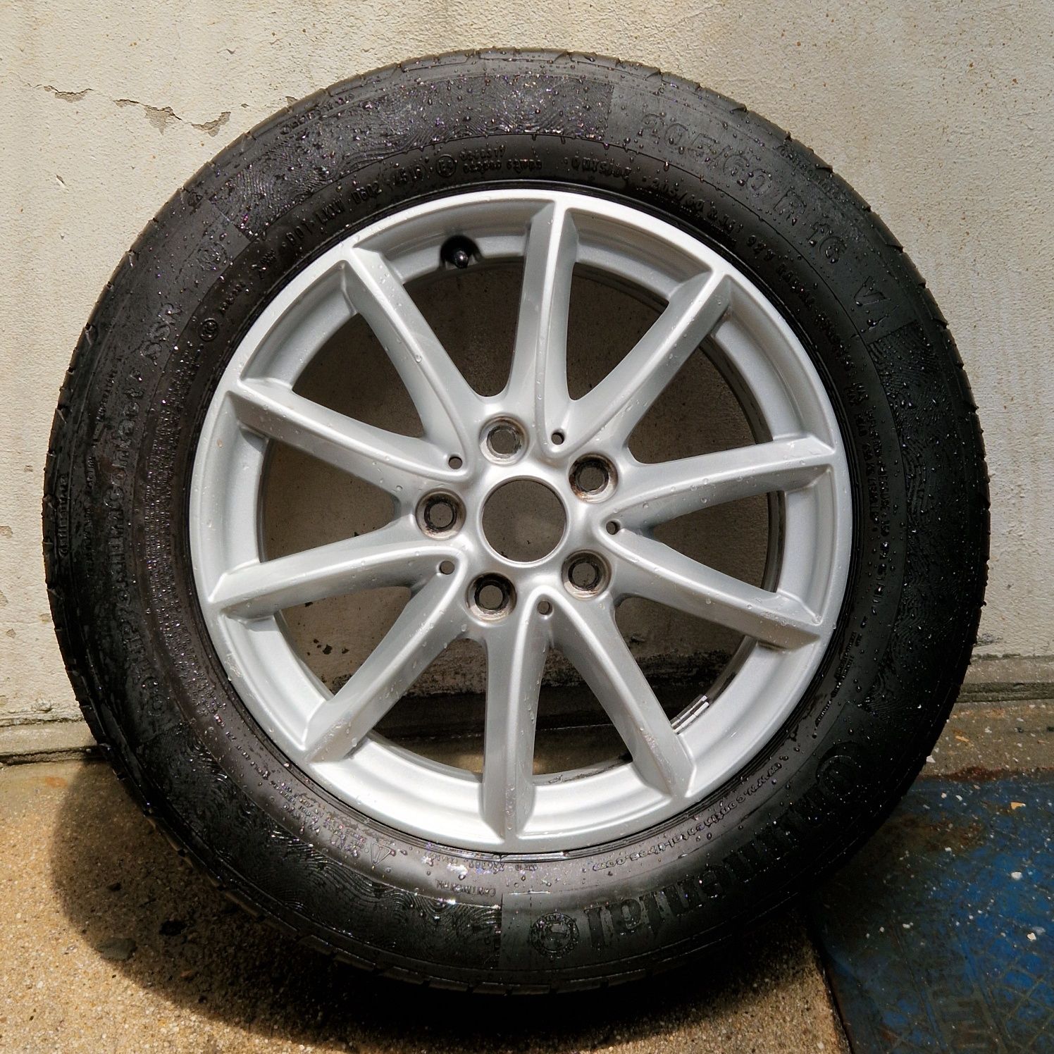 Jantes 16" BMW 5x112 com Pneus Continental – Usadas em Bom Estado