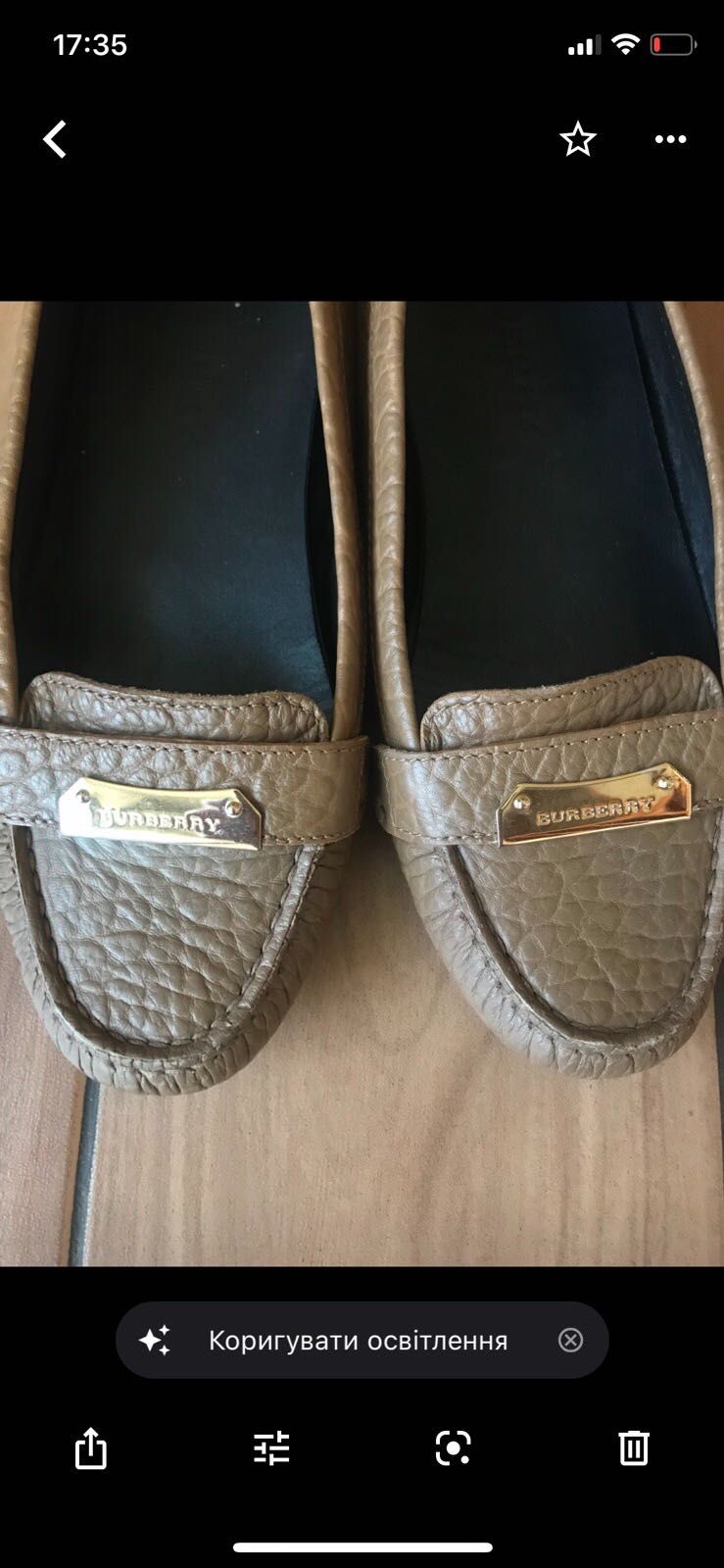 Жіноче взуття Мокасини від бренду Burberry оригінал