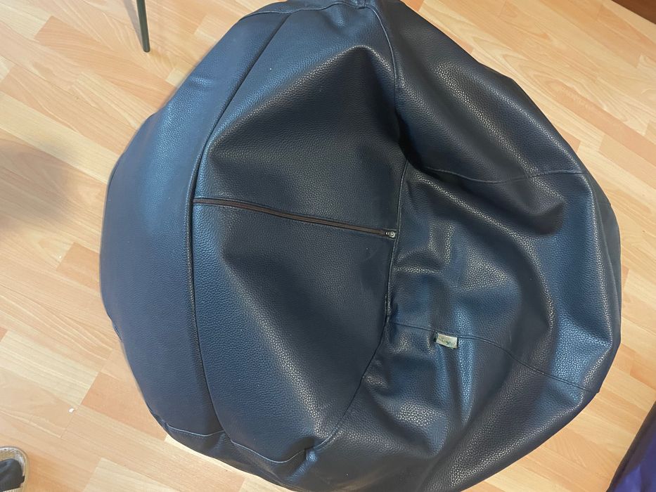 Puff couro sintetico