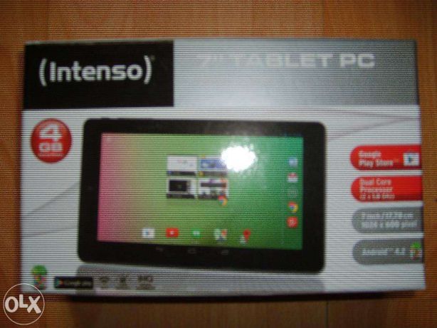 Tablet INTENSO 2x1GHz/RAM 1GB/ pamięć 4GB 1024X600 pikseli sys.android