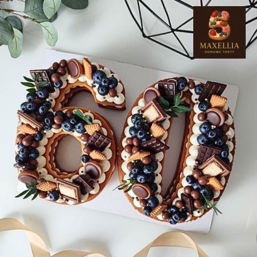 Tort na zamówienie – cyfra, litera, urodziny – domowy – Kraków