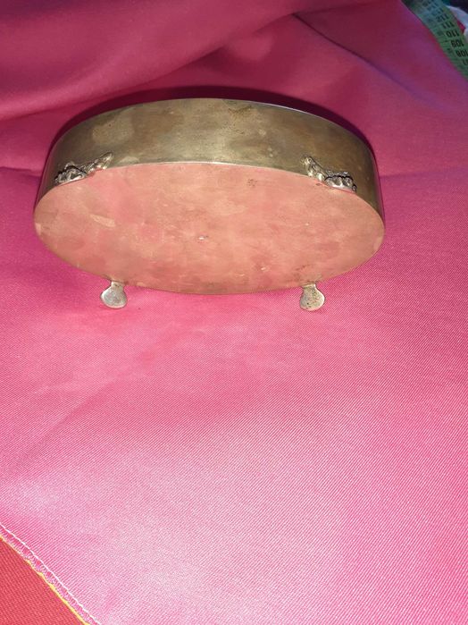 Antigo Guarda Joias em Prata Contraste Águia 835