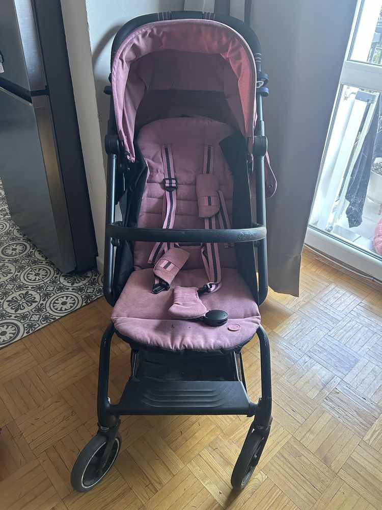 Cybex spacerowka Eazy s+2 lekka do samolotu rozowa