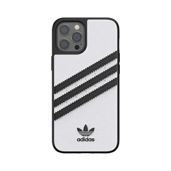 Etui Adidas OR Moulded Case PU na iPhone 12 Pro Max - biało-czarne