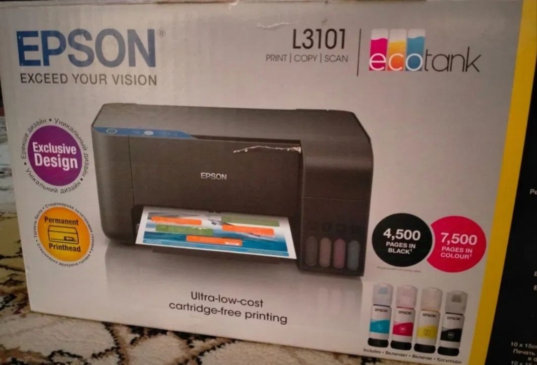 Epson Мфу, БФП 3в 1(принтер, сканер, копір) кольоровий