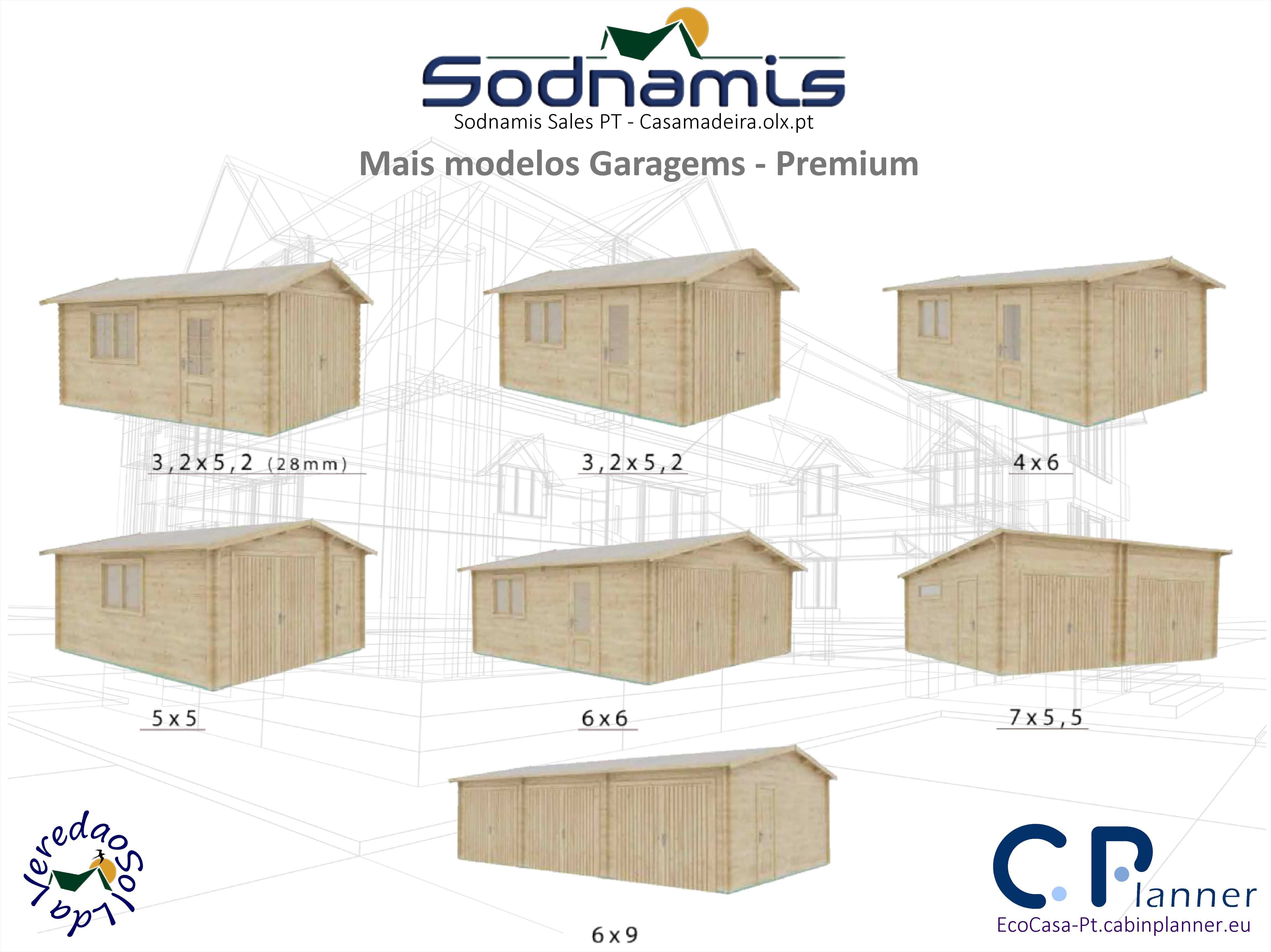 KIT Storm Safe 33m² - Estável otimo por telhas cerâmicas Casa madeira