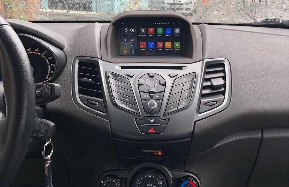 Rádio Ford Focus Fiesta GPS Bluetooth Android Carplay & Android Auto
