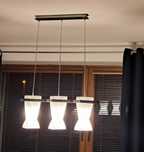 Lampy wiszące + kinkiet.