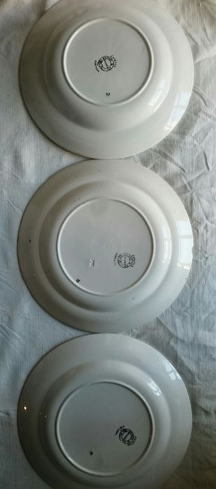 Pratos decorativos Sacavém pretos
