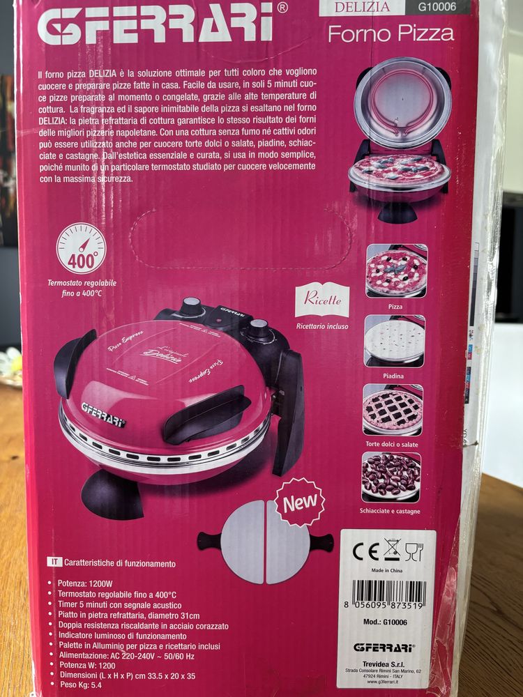 Piec do pizzy marki G3Ferrari, G10006 RED