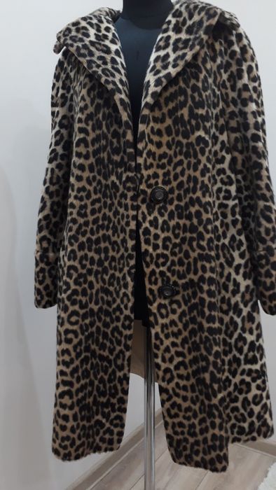 Шуба леопардовая