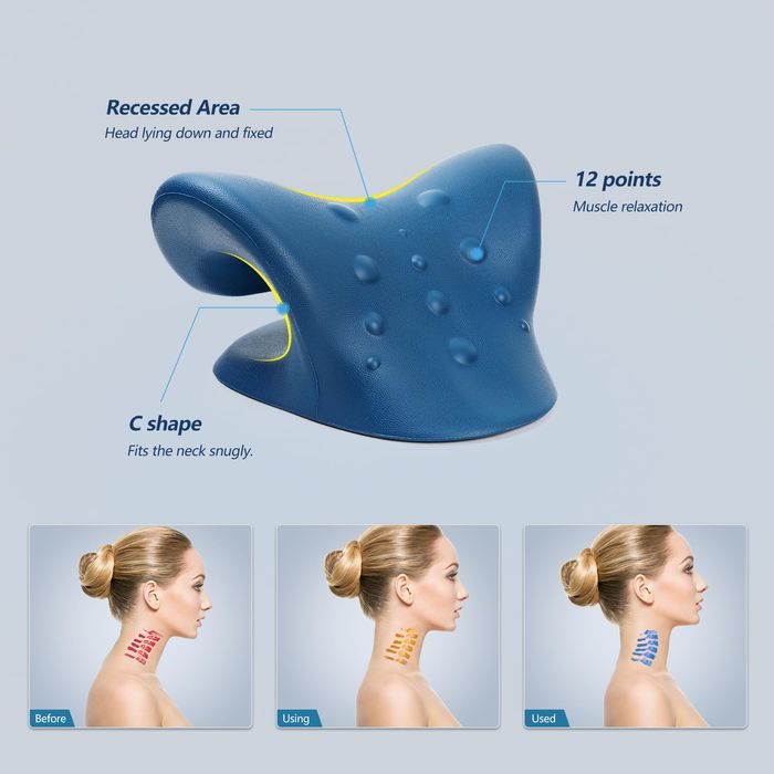 Ergonomiczny rozciągacz szyi ulga w bólu kręgosłupa szyjnego