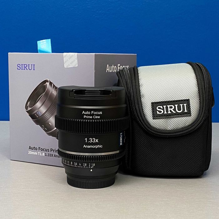 SIRUI 20mm T1.8 1.33x S35 AF Anamorphic (Sony E-Mount) - NOVA