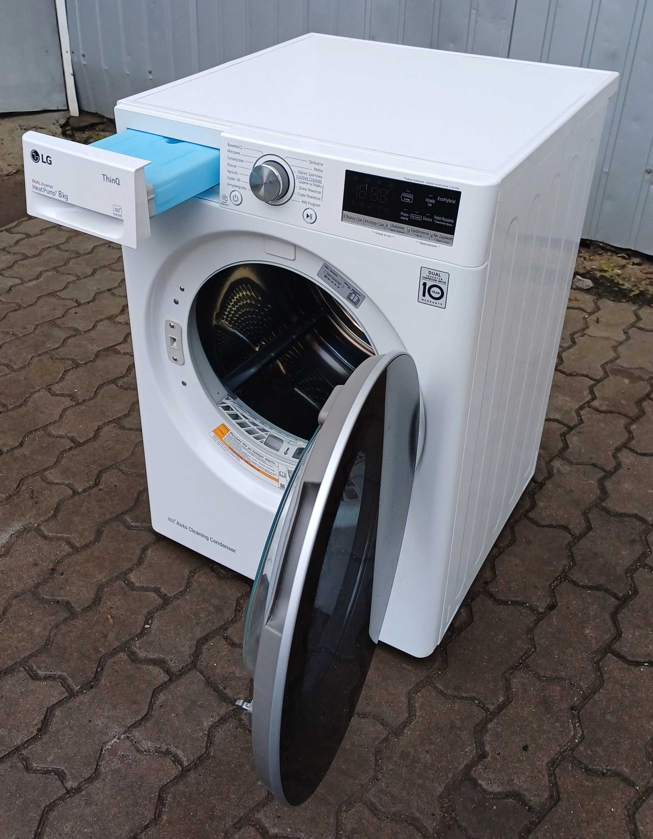 Heat Pump сушильная машина 8 кг LG RC80V9AV3W управление по Wi-Fi А+++