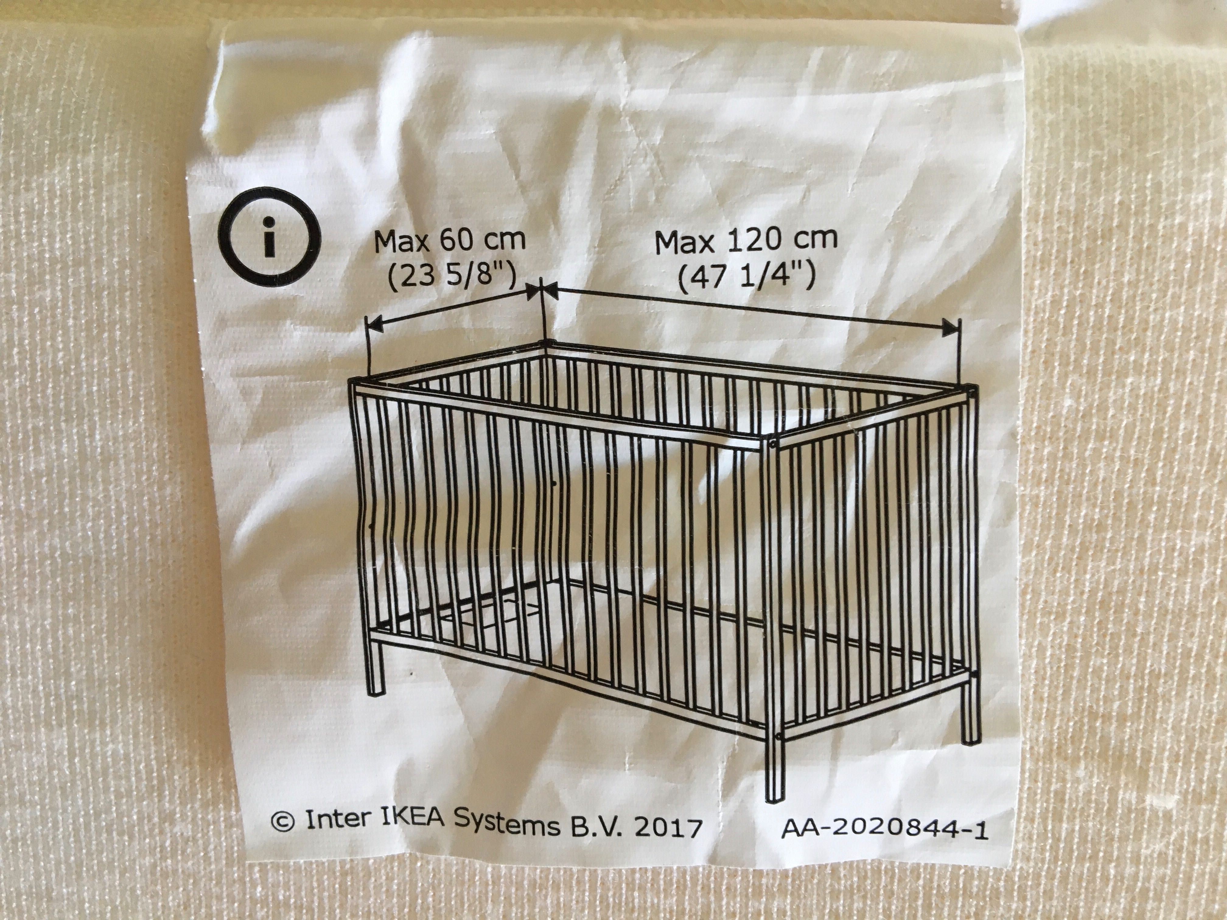 Cama Bébé branca Ikea