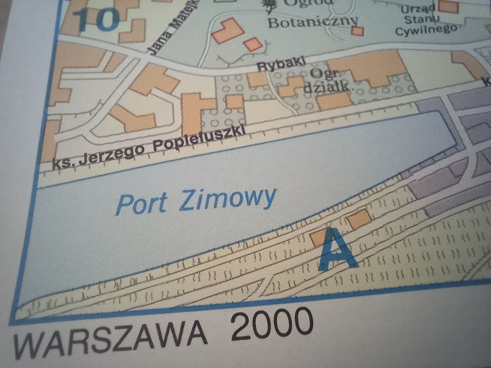Plan Miasta Toruń 2000rok
