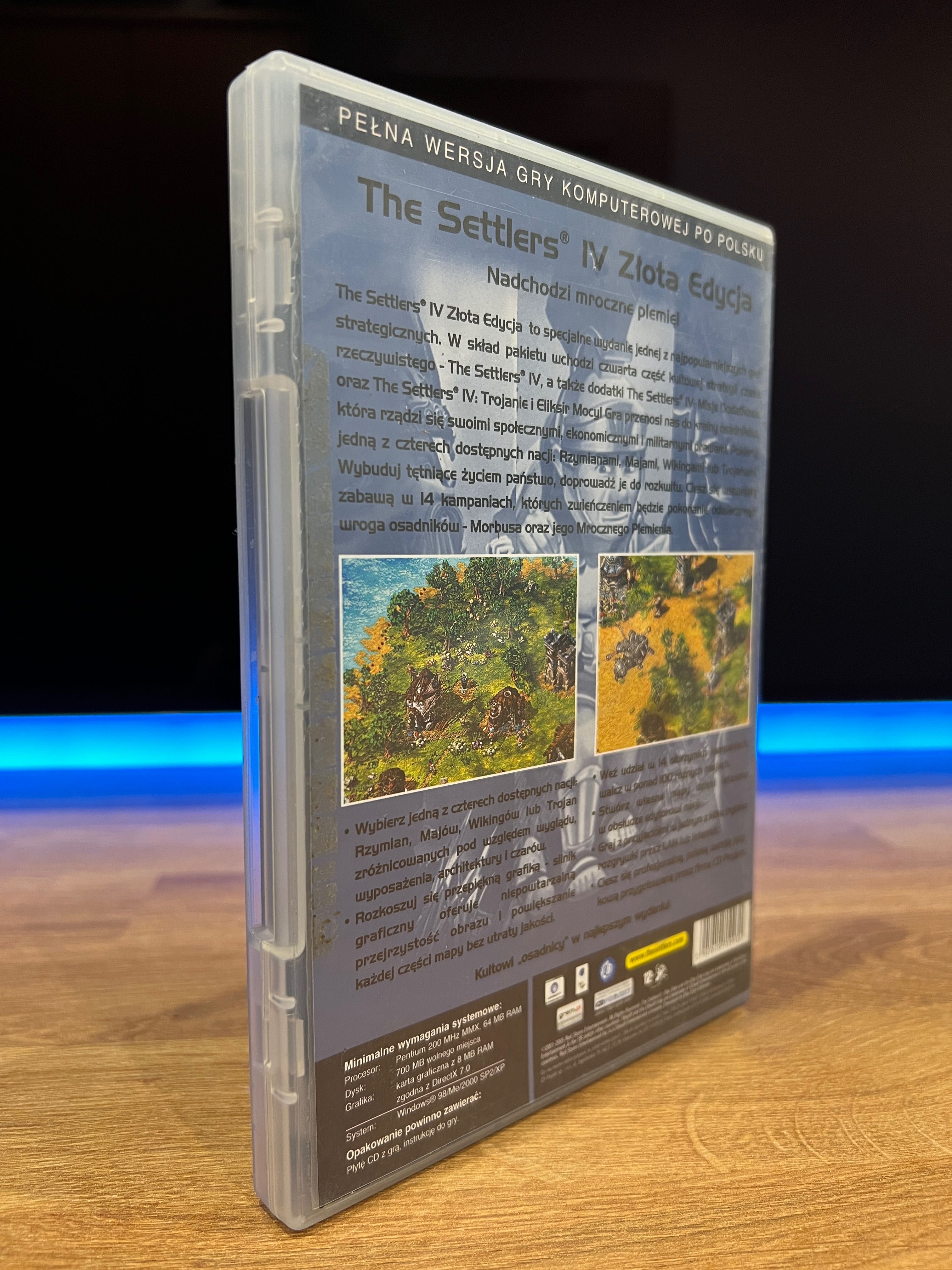 The Settlers IV 4 Złota Edycja (PC PL 2005) BOX wydanie eXtra Klasyka