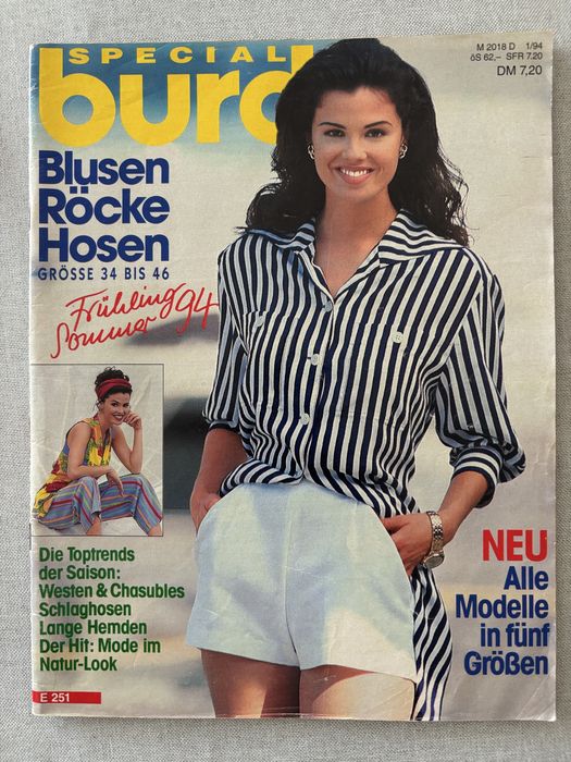 Burda special bluzki, spodnie, spodnice