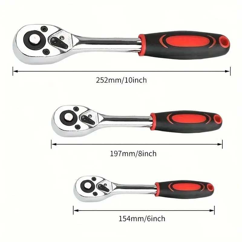Grzechotka klucz 1/2" 3/8" 1/4"