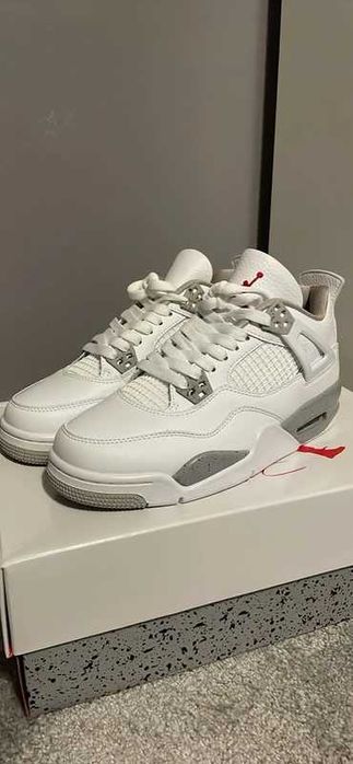 Buty meskie Mokasyny Jordan _4_Retro_White Oreo R.38