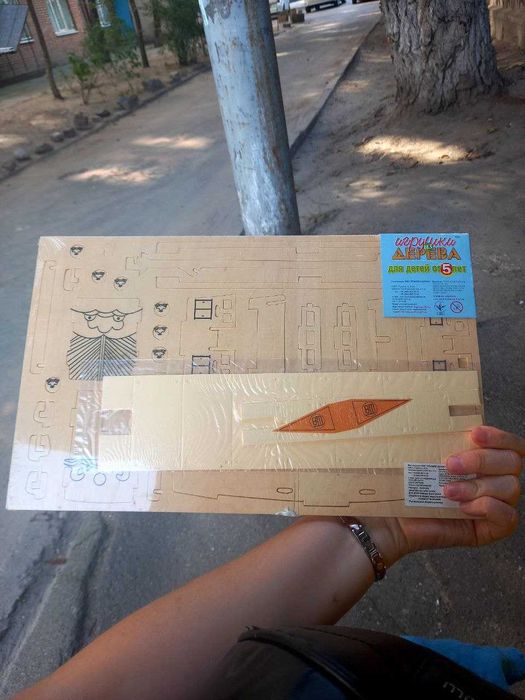 Конструктор деревянный корабль