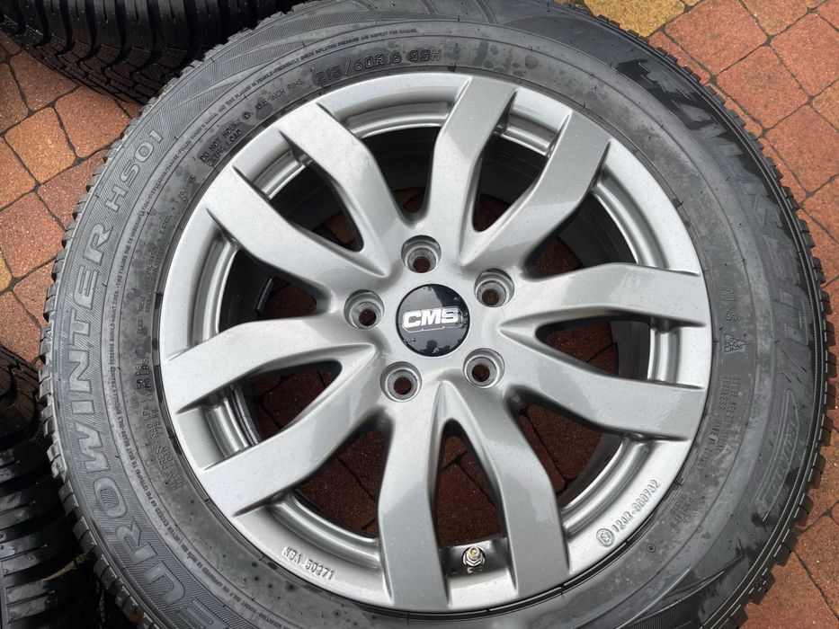 3578. Koła zimowe Honda Accord VIII 5x114.3 ET55 215/60/16 9mm 2022r