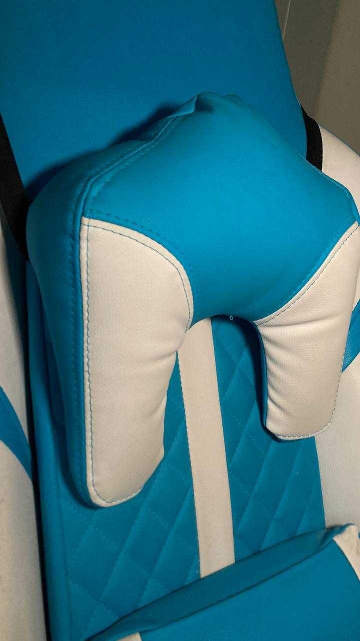 Геймерское кресло ExtremeRace light blue/white