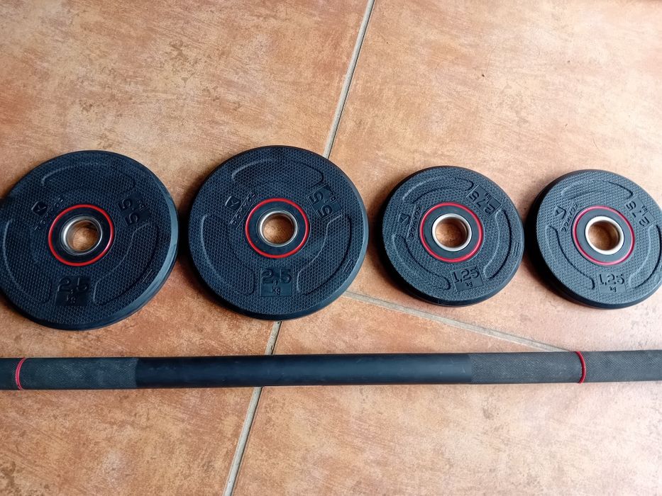 Barra e pesos ..