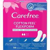 Wkładki Higieniczne Carefree Cotton Feel Flexiform 56 szt.