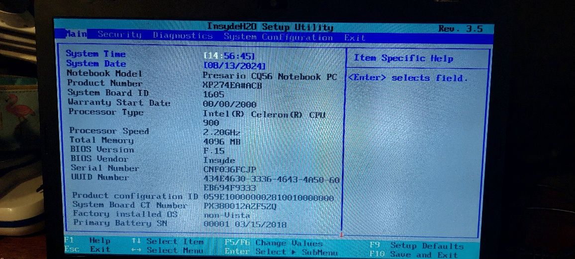 Розбір Hp Compaq CQ56-170SR