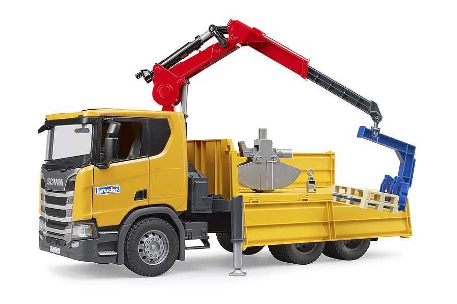 Машинка Scania
Super 560R з  краном-маніпулятором Bruder Брудер 03551