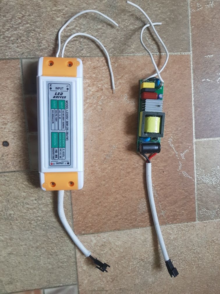 Лед драйвер 36w 75-130v.LED driver для діодів живлення DC 300mA
