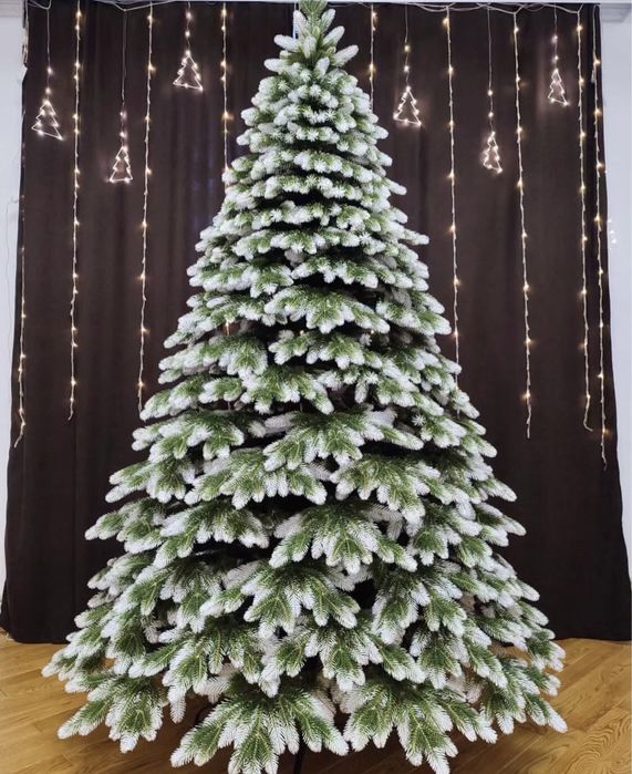 Штучна ялинка 2,5м лита с засніженими кінчиками