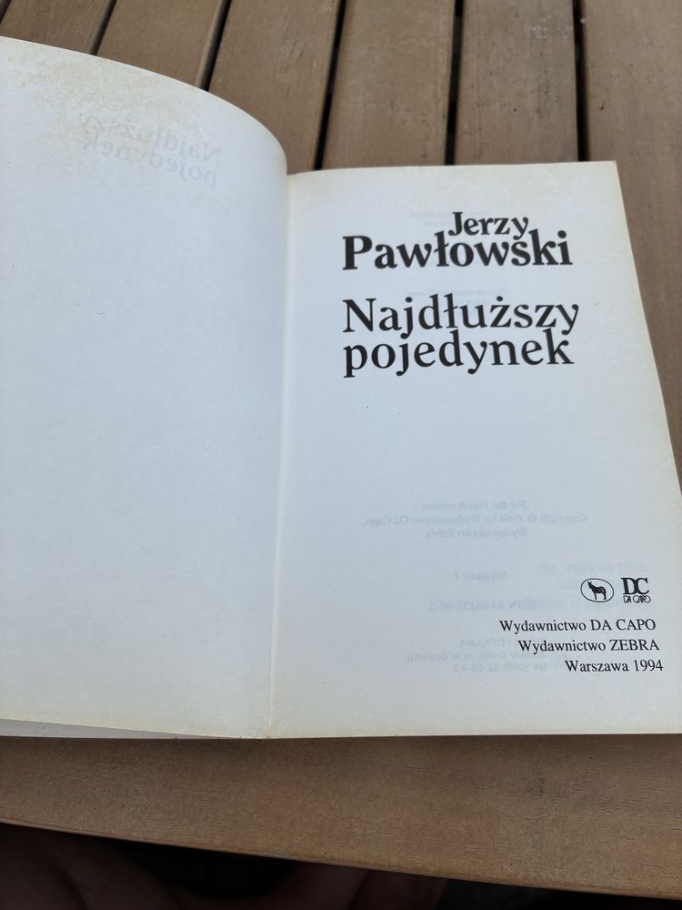 Jerzy Pawłowski - Najdłuższy pojedynek