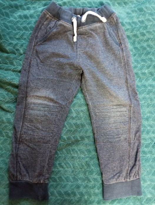 Zestaw Spodnie dla chłopca jeansy leginsy miękkie