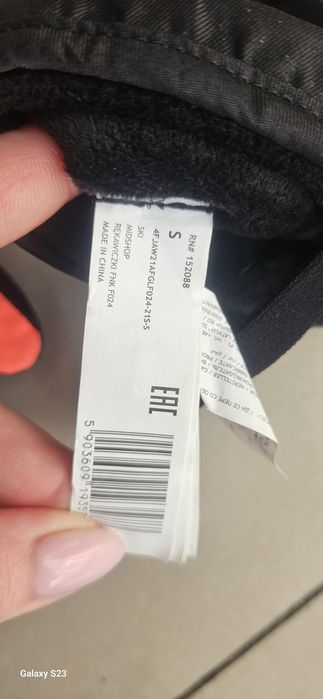 Rekawiczki  narciarskie na sanki r. S 4F  nowe bez metki