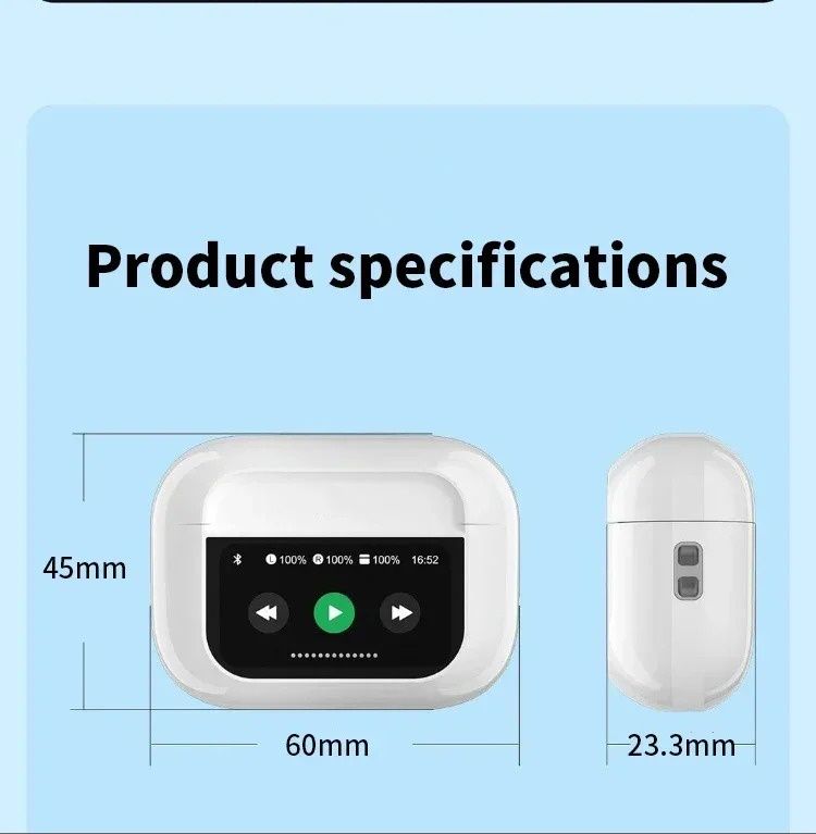 Наушники Xiaomi tour pro 6 с сенсорным экраном .