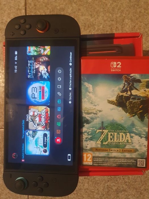 Nintendo Switch 2! Com Zelda TOTK!