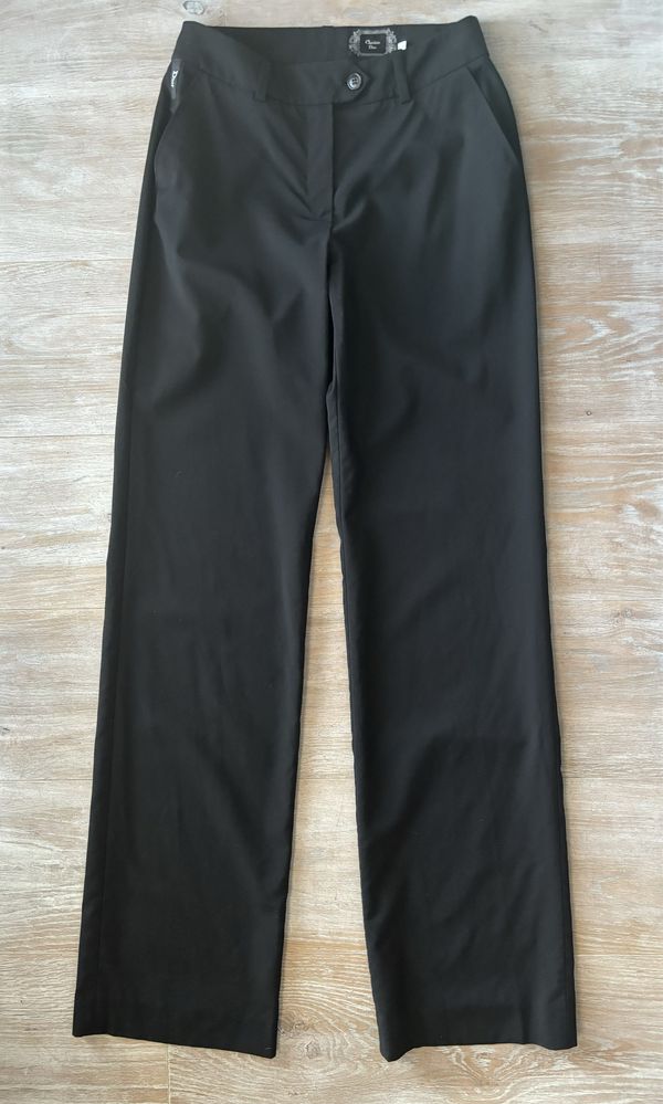 Christian Dior czarne spodnie flared pants 36