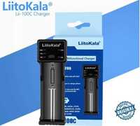 Универсальное зарядное устройство LiitoKala Lii-100C 18650 21700 1A 2A