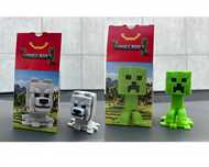 Minecraft movie wilk wolf creeper figurka mc donalds
