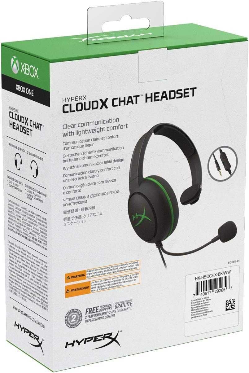 SELADOS! HyperX Cloud Chat para Xbox – AURICULARES de Gaming