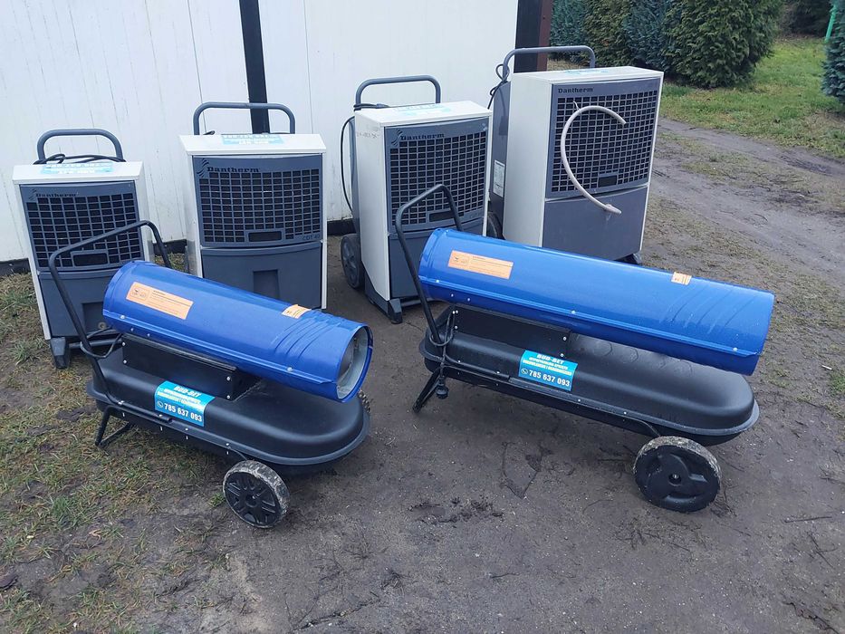 Osuszacz powietrza , nagrzewnica olejowa WYNAJEM Wypożyczalnia Dowóz!