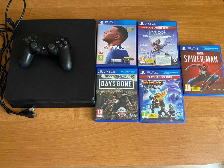 PS4 500 GB + GRY 100% SPRAWNY