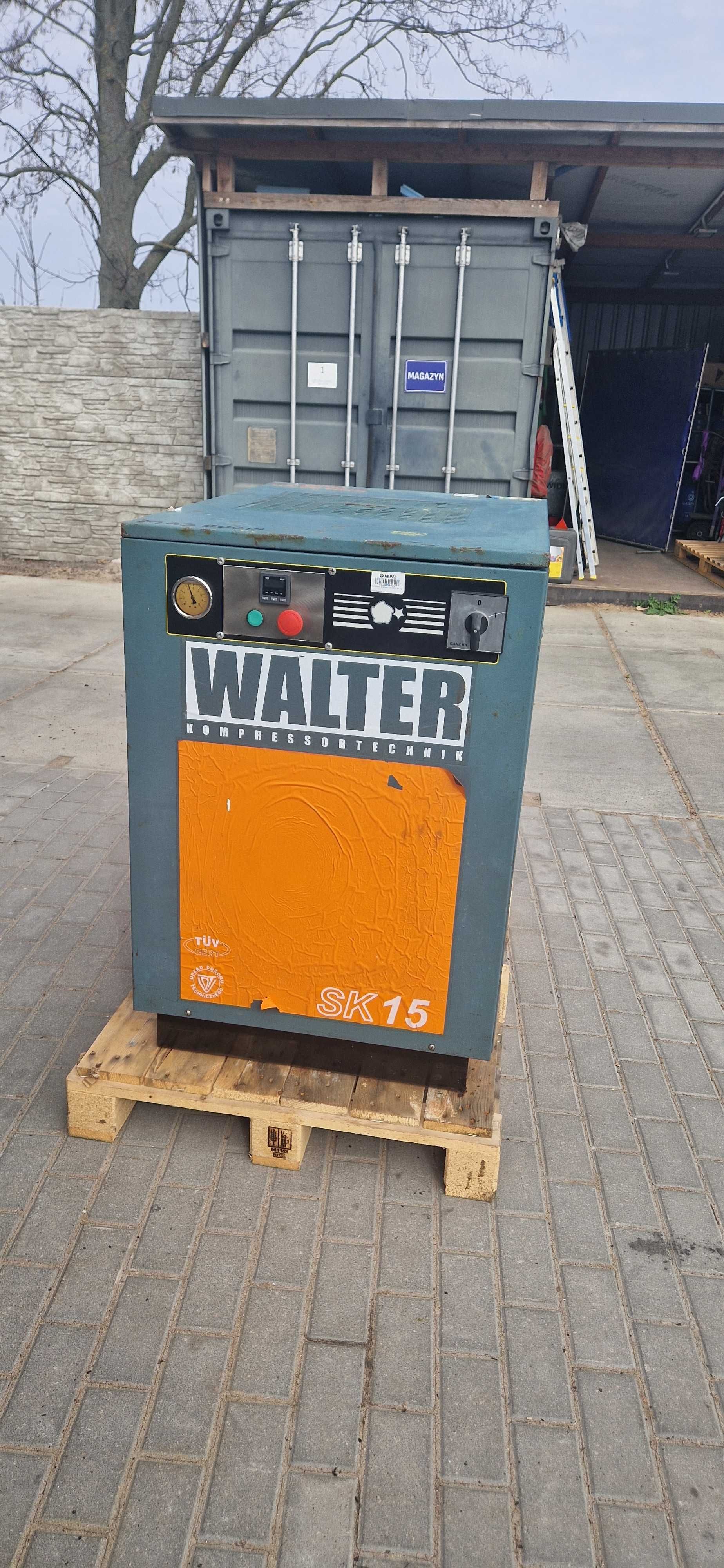 Kompresor śrubowy Walter SK 15/10