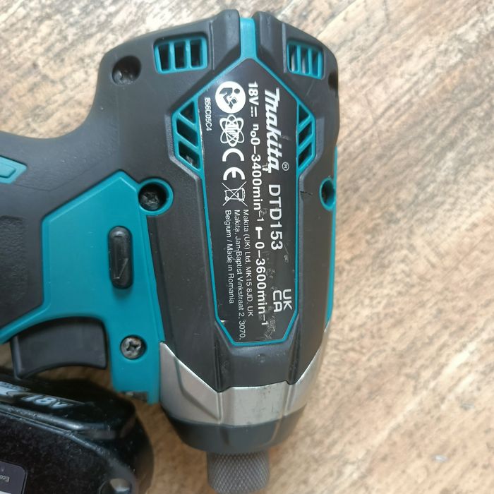 Makita 18V DTD 153 Kluczyk udarowy Impakt+Bateria
