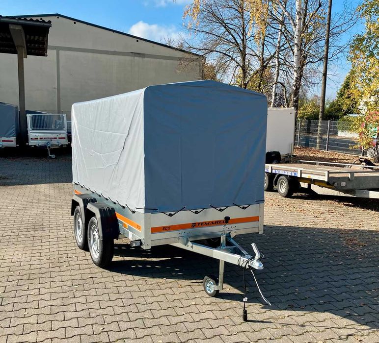 Przyczepa z plandeką NOWA TEMARED 2612 DMC 750 kg 264x126 dostawa PL